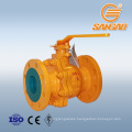 API6D flange connection gas ball valve 1.4408 flanged ball valve dn40 wcb